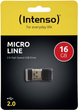 Pendrive Intenso Micro Line 16GB USB 2.0 Black (4034303013715) - obraz 4