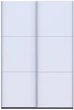 Шкаф купе Doros G-Caiser Графит/Белый 2 ДСП / 3 части 160х60х240 см (44900265) - изображение 1