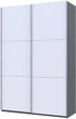 Шкаф купе Doros G-Caiser Графит/Белый 2 ДСП / 3 части 160х60х240 см (44900265) - изображение 3