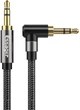 Кабель ESSAGER AUX Cable 3.5 mm Jack Audio Cable For Speaker Wire Headphone Car 3.5 mm Jack Hifi Aux Adapter 1.5 м (EYP35-WTA01) - изображение 1