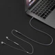 Кабель ESSAGER Monster Headphone Extension Cable Jack 3.5 mm Audio Aux Cable 3.5 mm Female Splitter Adapter 2 м (EYPY35-MYA0G) - изображение 5