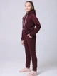 Дитячий спортивний костюм (худи + штани) для дівчинки AVRORA AW171187 134-140 см Бордо - зображення 7