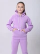 Дитячий теплий спортивний костюм (худи + штани) для дівчинки AVRORA AW171188 122-128 см Бузковий - зображення 5
