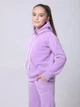 Дитячий теплий спортивний костюм (худи + штани) для дівчинки AVRORA AW171188 122-128 см Бузковий - зображення 6