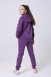 Дитячий теплий спортивний костюм (худи + штани) для дівчинки AVRORA AW171189 134-140 см Пурпуровий - зображення 2