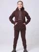 Дитячий спортивний костюм (худи + штани) для дівчинки AVRORA AW171186 134-140 см Шоколадний - зображення 1