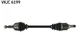 Полуось SKF VKJC 6199 Renault Megane, Grand Scenic, Scenic, Fluence 391011358R, 391012745R, 391013387R - изображение 1