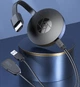 Медіаплеєр-мультимедійний WiFi адаптер Chromecast (Miracast Миракаст Airplay MiraScreen) G2-6 Wi-Fi (564524092) Чорний - зображення 11