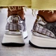 Buty sportowe damskie na platformie do kostki GOE KK2N4083 38 Srebrne (5903163977033) - obraz 6