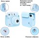 Чохол для фотоапарата Fujifilm Instax Mini 12 Pastel Blue / Блакитний / підходить до камери Mini 9/11/12 - изображение 2