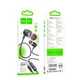 Навушники HOCO M107 Discoverer universal earphones with mic 1.2М 3.5 mm Дротові вкладиші з мікрофоном з кнопоками для регуляції гучності ЧОрний - изображение 2