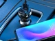 Зарядка в прикуриватель AЗУ Hoco Z40 2.4A/2*USB+кабель Type-C Черный - изображение 6