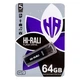Флеш пам'ять HI-RALI Stark 64GB Flash Drive USB2.0 універсальний накопичувач/флешка для зберігання, перенесення та обміну даними для пристроїв/ПК/ноутбука Чорний - изображение 2