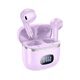 Бездротові блютуз навушники HOCO EQ1 Music guide true wireless BT5.3 headset TWS Фіолетовий - изображение 3