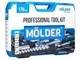 Набор инструментов 176 предметов 1/2-1/4-3/8" Molder MT60176 - изображение 10