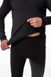 Комплект мужского термобелья с начесом OptKolo 5XL (56-58) Черный - изображение 2
