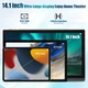 Планшет 14.1" Full HD MESWAO MES-B1 6/128Gb 10 ядер Android 12 10000 mAh Сірий - зображення 2