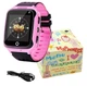 Детские часы телефон Smart baby watch Q529 GPS с камерой, прослушкой, трекером, Розовый - изображение 9