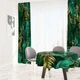 Готова напівзатемнювальна штора Soovi Home 140 х 250 см на тасьмі Green leaves (14559861845) - изображение 3