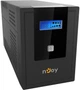 Джерело безперебійного живлення NJOY Cadu 1500 (UPCMTLS610HCAAZ01B), Lin.int., AVR, 4 x Schuko, USB, LCD, пластик - зображення 2