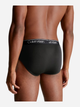 Zestaw majtek slipy Calvin Klein Underwear 000NB2568A-UB1 M 3 szt. Czarny (8720107895799) - obraz 4