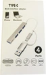 USB-хаб Dynamode USB 3.0 Type-C/Type-A на 4 порти: 1 x USB 3.0 3 x USB 2.0 Метал, сріблястий (DM-UH-311AC) - зображення 8