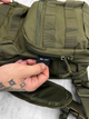 Тактичний рюкзак сумка через плече Tactical bag Olive - зображення 2