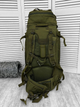 Тактичний рамний рюкзак Tactical Bag Olive 100 л - зображення 3