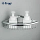 Полка угловая Frap F352, 240х60 мм, нержавеющая сталь, хром - изображение 2