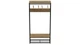 Вешалка напольная модульная Ferrum-decor Трелис 15 180x90x38 черный ДСП Дуб Артизан 16мм (XK00327) - изображение 3