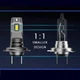 Світлодіодна лампа Led H7 6000K 35W 12V Boorin (2шт) - зображення 2