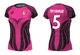 Волейбольна футболка жіноча RIGO GRIFIN Black-Pink 3XL - зображення 2