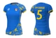 Волейбольна футболка жіноча RIGO BARVA Blue-Yellow S - зображення 2