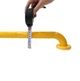 Поручень прямий SanStore 80 см D32 жовтий HS-024A - зображення 6