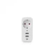 Сетевой адаптер VIDEX ONCORD с/з 1 розетка 2USB+USB-C White 2.4A - изображение 3