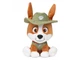 М'яка іграшка Цуценячий патруль: цуценя Трекер, Paw Patrol, 15 см, SM84240/7043 - зображення 1
