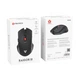 Миша Wireless Fantech WG12 Raigor III Бездротова ігрова комп'ютерна для роботи та геймінгу 2.4G з чутливістю 800-2000DPI 30IPS Чорний - зображення 2