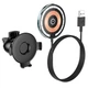 Автотримач з бездротовою зарядкою Hoco CW42 Car Holder на дефлектор АЗУ magnetic car MagSafe 15W для телефону iPhone 12/13/14 Чорний - изображение 4