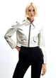Куртка MANGO 57089087-SILVER Серебряный S E000581 - изображение 1