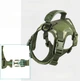 Шлея для котов и мелких собак Harness, тактический жилет с ручкой (35-48 см), Оливковый (093-GREEN) - изображение 4