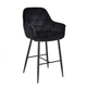 Кресло барное мягкое с подлокотниками на черных ножках Onder Mebli CHIC черный PH - 606 BAR 75-BK - изображение 1
