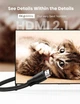Кабель HDMI Ugreen HDMI to HDMI 8K Ultra HD 2.1 сверхскоростной 5 м Black (YM1475) - изображение 2