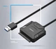 Кабель-адаптер UGREEN USB 3.0-SATA для 2,5"/3,5" жесткого диска Black (YM1414) - зображення 2