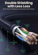 Интернет кабель Ugreen Ethernet RJ45 Cat 8 сетевой шнур 10 м Black (YM1356) - изображение 3