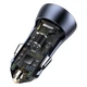 Автомобильное зарядное устройство Baseus Golden Contactor Pro 40W + кабель Type-C to Lightning Dark Gray (YM1519) - изображение 6