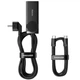 Сетевое зарядное устройство Baseus GaN3 Pro Desktop Fast Charger AC+2U+2C 100W + кабель Black (YM1845) - изображение 1