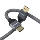 Кабель видео BlitzWolf HDMI 8K 48 Гбит/с 3 м Dark Gray (YM1657) - изображение 1