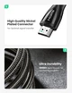 Кабель відео Ugreen HDMI 2.1 8K 3D 48Gbps HDR 0.5М Black (YM1152) - зображення 8