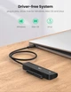 Кабель-адаптер UGREEN SATA-USB C для 2,5-дюймового SSD и жесткого диска Black (YM1036) - изображение 4