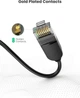 Патч корд Ugreen сетевой кабель 10 Гбит\с Ethernet RJ45 Cat 6a круглый 0.5М Black (YM1155) - изображение 6